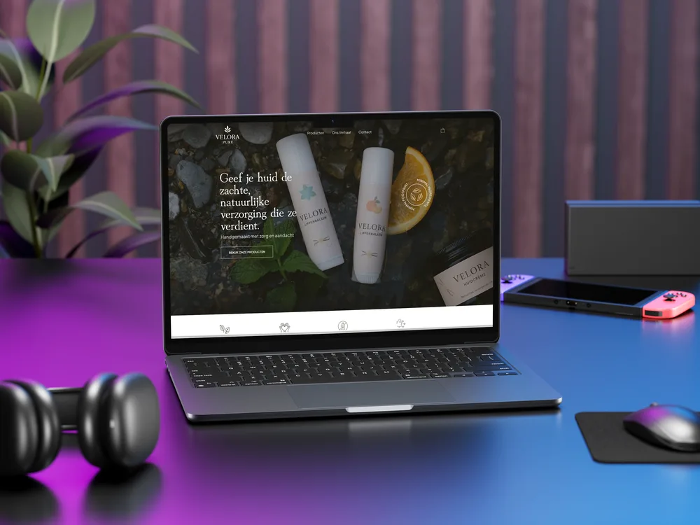 Velora skincare storefront